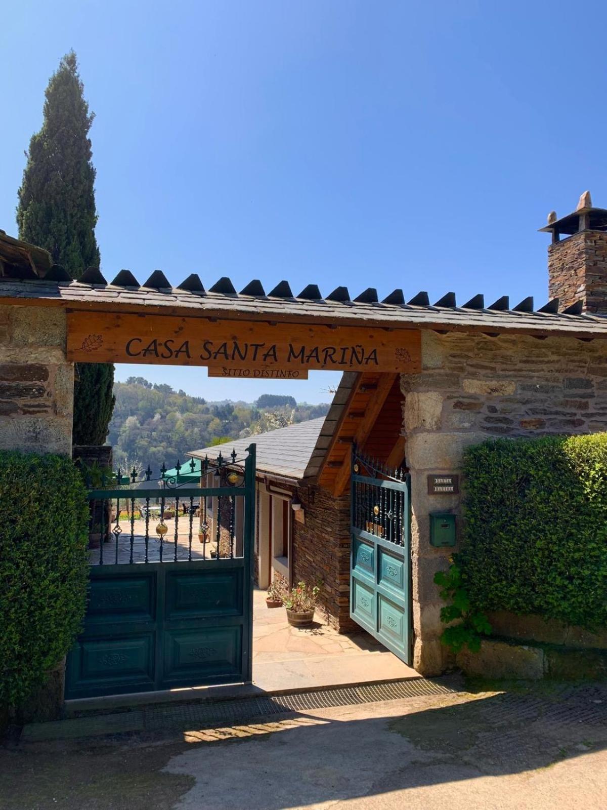 Casa Rural Santa Marina Portomarin Exterior foto